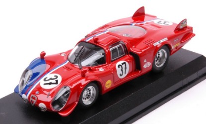 Immagine di ALFA ROMEO 33.2 C N.37 35th LM 1968 PILETTE-SLOTEMAKER 1:43