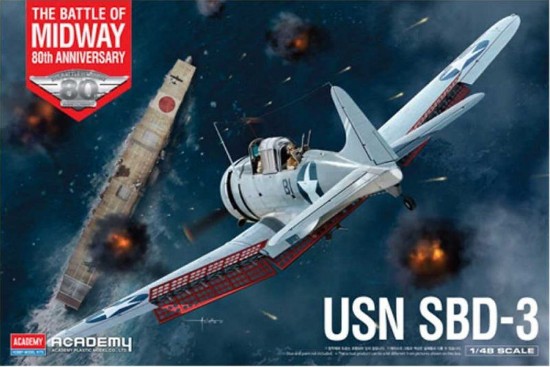 Immagine di USN SBD-3 BATTLE OF MIDWAY KIT 1:48