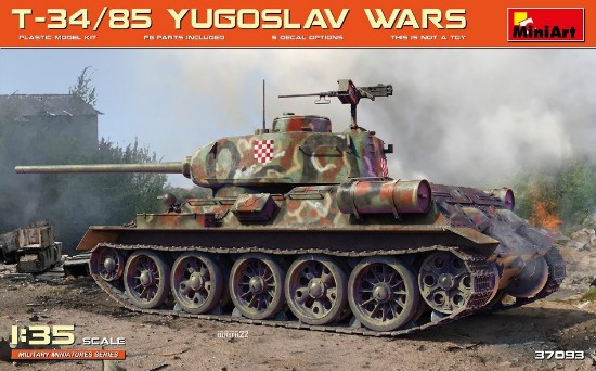 Immagine di T-34/85 YUGOSLAV WARS KIT 1:35