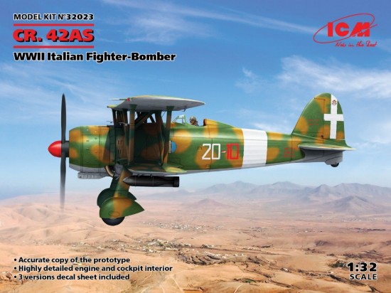 Immagine di CR.42AS WWII ITALIAN FIGHTER BOMBER KIT 1:32