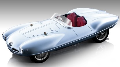 Immagine di ALFA ROMEO DISCO VOLANTE SPYDER TOURING SUPERL.1952 MATT ALLUMINIUM 1:18