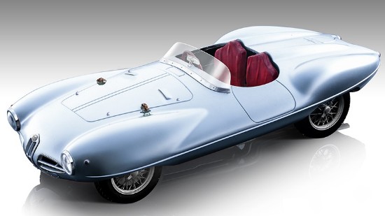 Immagine di ALFA ROMEO DISCO VOLANTE SPYDER TOURING SUPERL.1952 MATT ALLUMINIUM 1:18