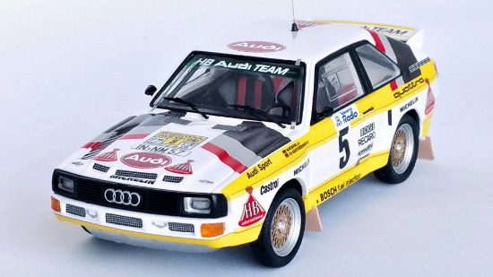 Immagine di AUDI SPORT QUATTRO N.5 SWEDISH RALLY 1985 ROHRL/GEISTDORFER 1:43