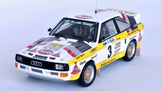 Immagine di AUDI SPORT QUATTRO N.3 4th SWEDISH RALLY 1985 MIKKOLA/HERTZ 1:43