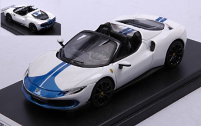 Immagine di FERRARI 296 GTS ASSETTO FIORANO BIANCO CERVINO/BLU CORSA 1:43