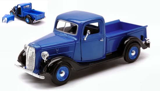 Immagine di FORD PICK UP 1937 BLUE 1:24