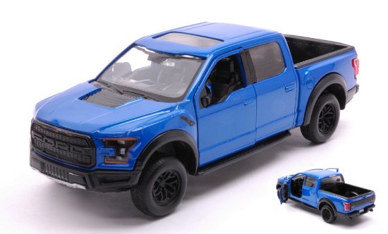 Immagine di FORD F-150 RAPTOR 2017 BLUE 1:24