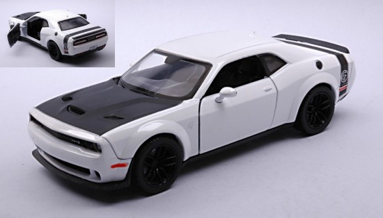 Immagine di DODGE CHALLENGER SRT HELLCAT WIDE-BODY WHITE 1:24