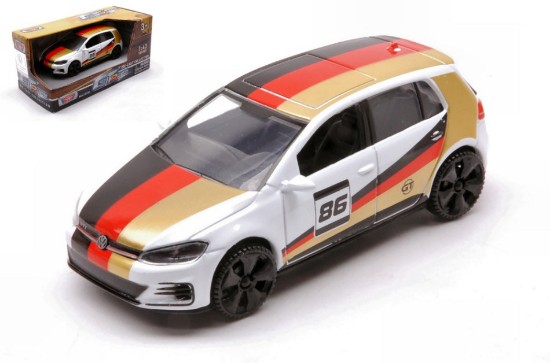 Immagine di VW GOLF A7 GTI N.86 GOLD/RED/BLACK/WHITE 1:43