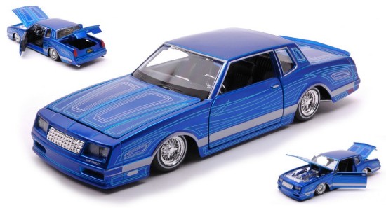 Picture of CHEVROLET MONTE CARLO LOWRIDER 1986 BLUE 1:24