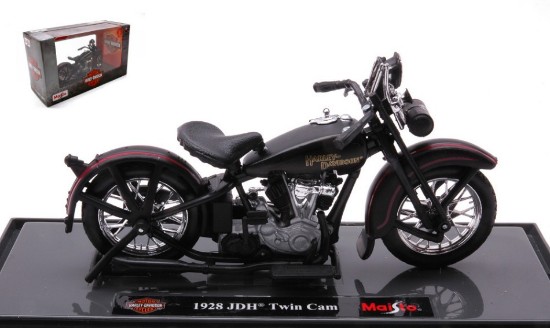 Immagine di HARLEY DAVIDSON JDH TWIN CAM 1928 BLACK 1:18