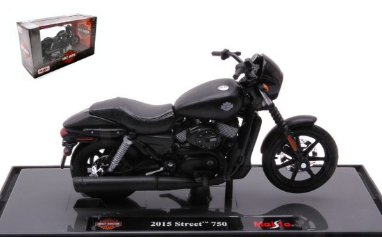 Immagine di HARLEY DAVIDSON STREET 750 2015 MATT BLACK 1:18