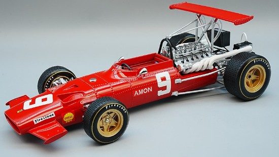 Immagine di FERRARI 312 F1 N.8 SOUTH AFRICA GP 1969 CHRIS AMON 1:18