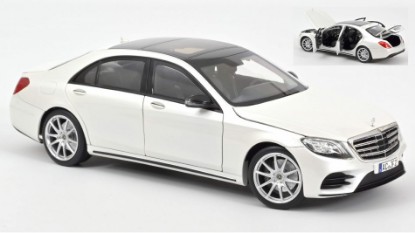 Immagine di MERCEDES S-CLASS AMG LINE 2018 WHITE METALLIC 1:18