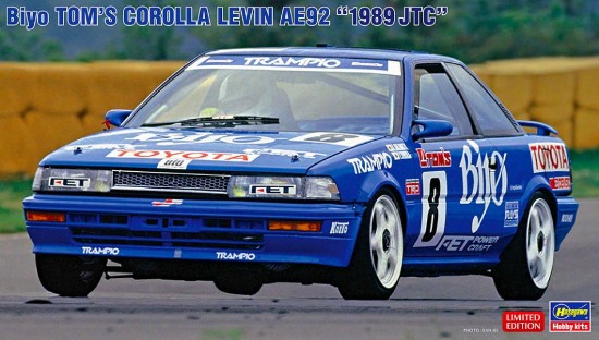 Immagine di BIYO TOM TOYOTA COROLLA LEVIN AE92 1989 JTC KIT 1:24