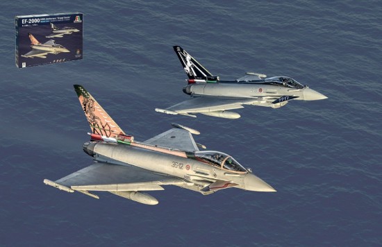 Immagine di EF-2000 CENTENARIOGRUPPI CACCIA SPECIAL COLOURS KIT 1:72