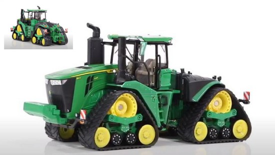 Immagine di TRATTORE A CINGOLI TRIANGOLARI JOHN DEERE 9RX 1:32