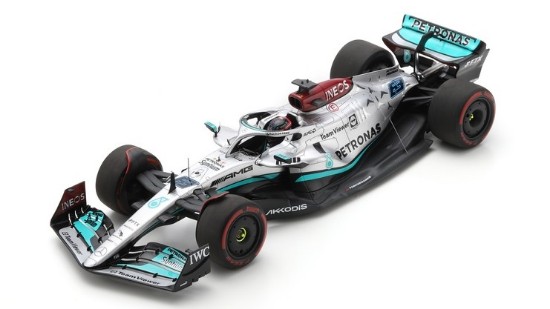Immagine di MERCEDES F1 W13 GEORGE RUSSELL 2022 N.63 4th BAHRAIN GP 1:18