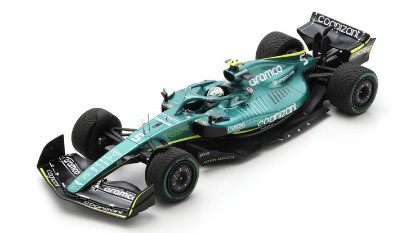 Immagine di ASTON MARTIN AMR22 SEBASTIAN VETTEL 2022 N.5 EMILIA ROMAGNA GP 1:18