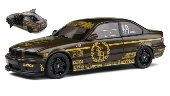 Immagine di BMW E36 COUPE M3 STARFOBAR RACE OF DRIFT 2022 BROWN 1:18