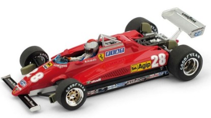 Immagine di FERRARI 126 C2 MARIO ANDRETTI 1982 N.28 3rd ITALY GP 1:43