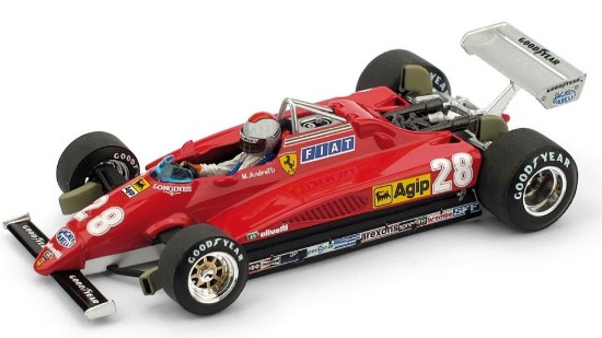 Immagine di FERRARI 126 C2 MARIO ANDRETTI 1982 N.28 3rd ITALY GP 1:43