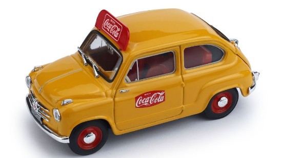 Immagine di FIAT 600 1a SERIE 1960 COCA COLA 1:43