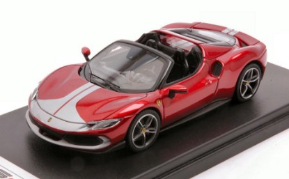 Immagine di FERRARI 296 GTS ASSETTO FIORANO ROSSO IMOLA/ARGENTO NURBURGRING 1:43