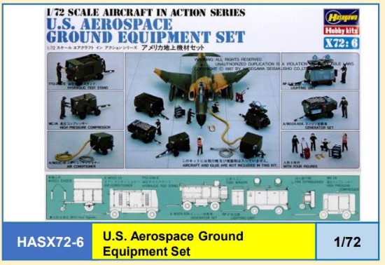 Immagine di U.S.AEROSPACE GROUND EQUIPMENT SET KIT 1:72