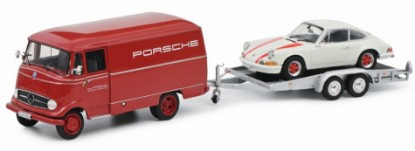 Immagine di MERCEDES L319 VAN PORSCHE W/PORSCHE 911 RS 1963 1:43
