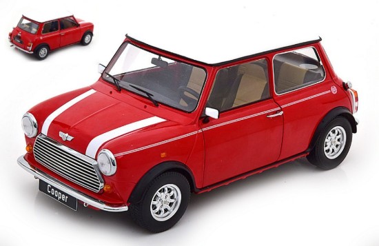 Immagine di MINI COOPER RED/WHITE 1:12