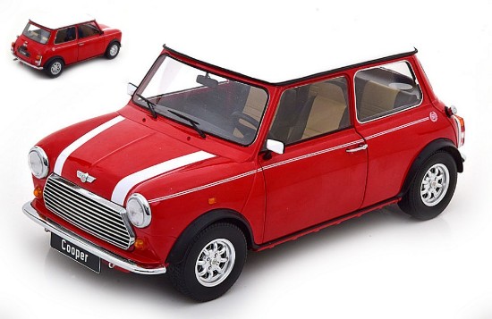 Immagine di MINI COOPER RED/WHITE 1:12