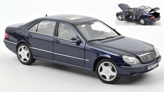 Immagine di MERCEDES S55 AMG 2000 BLUE METALLIC 1:18