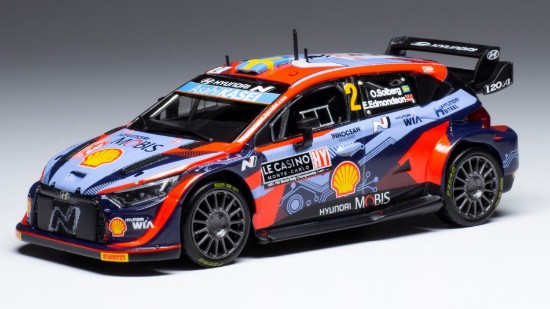 Immagine di HYUNDAI i20 N WRC N.2 RALLY MONTE CARLO 2022 SOLBERG/EDMONDSON 1:43