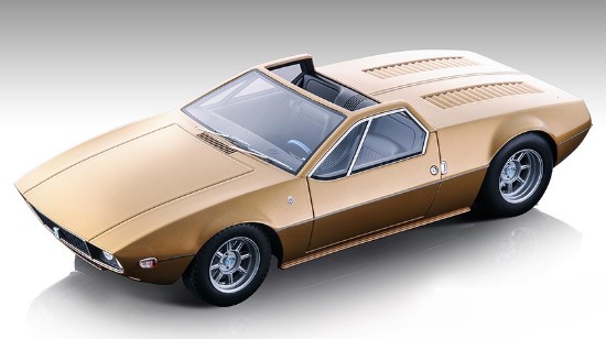 Immagine di DE TOMASO MANGUSTA SPYDER 1966 MET.GOLD 1:18