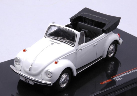 Immagine di VW BEETLE 1302 LS 1971 CABRIO WHITE 1:43