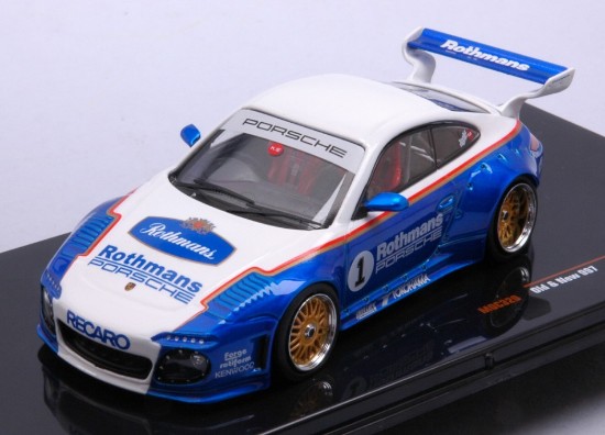 Immagine di PORSCHE (911 N.1) OLD AND NEW 997 WHITE/BLUE ROTHMANS 1:43
