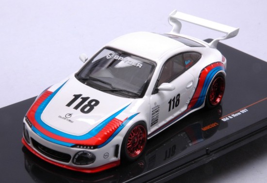 Immagine di PORSCHE OLD AND NEW 997 N.118 MARTINI WHITE (BASE 911-997)1:43