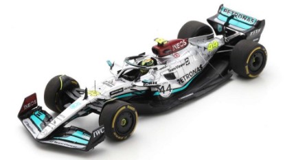 Immagine di MERCEDES F1 W13 LEWIS HAMILTON 2022 N.44 BELGIAN GP 1:43