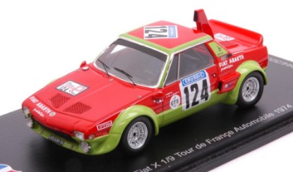 Immagine di FIAT X 1/9 ABARTH N.124 TOUR D.FRANCE AUT.1974 "CVHRISTINE"-LA GRANDIVE
