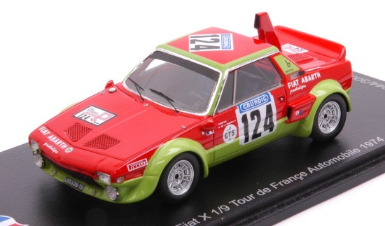 Immagine di FIAT X 1/9 ABARTH N.124 TOUR D.FRANCE AUT.1974 "CVHRISTINE"-LA GRANDIVE