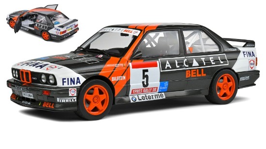 Immagine di BMW E30 M3 GR.A N.5 3rd RALLY YPRES 1990 G.DE MEVIUS/W.LUX 1:18