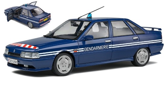 Immagine di RENAULT 21 TURBO BRI GENDARMERIE 1992 BLUE 1:18