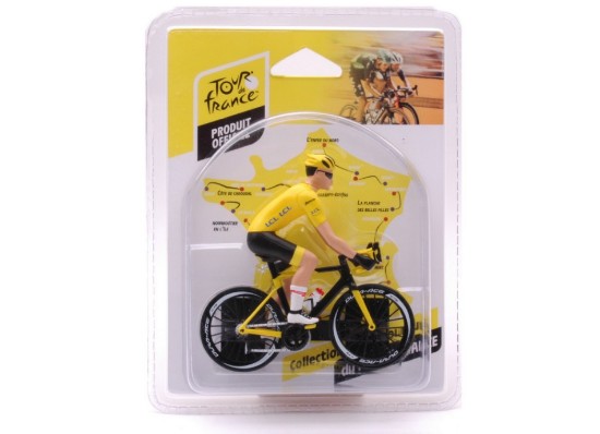 Immagine di BICYCLE TOUR DE FRANCE 2023 YELLOW SHIRT 1:18