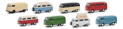 Immagine di VW T2 CAMPER VAN MINIBUS 1962 SET 1:87