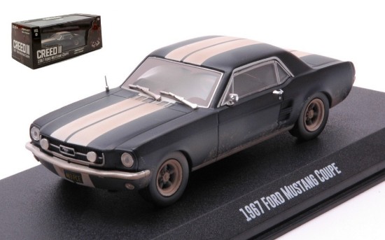 Immagine di FORD MUSTANG COUPE' 1967 CREED II MATTLE BLACK 1:43