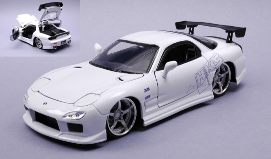 Picture of MAZDA RX-7 "FAST AND FURIOUS" 1993 WHITE 1:24