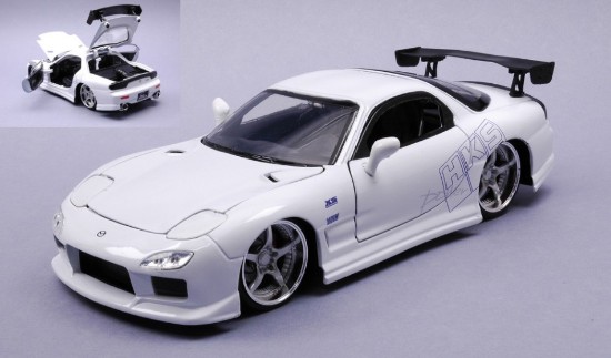 Immagine di MAZDA RX-7 "FAST AND FURIOUS" 1993 WHITE 1:24