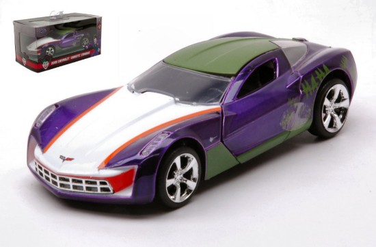 Immagine di CHEVROLET CORVETTE STINGRAY THE JOKER 2009 PURPLE/GREEN/WHITE 1:32