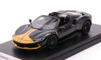 Immagine di FERRARI 296 GTS ASSETTO FIORANO NERO DAYTONA/GIALLO MODENA 1:43